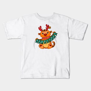 new year symbol 2022 tige Kids T-Shirt